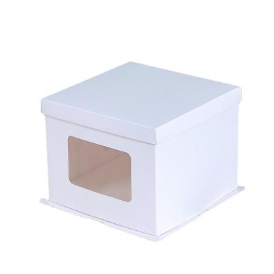 China Recycled Materials Wholesale White Wedding Favor Square Packaging For 10 12