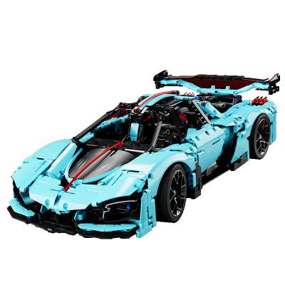 China NEW T5011 3502pcs DIY 1:8 Super Racing Block Model Car TOY Building Block Bricks Toys Christmas DIY Gift Car for sale