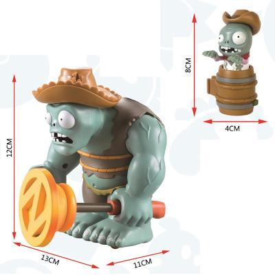 China Cartoon Toy Plants Pea Shooting Zombie Toys Full Set Gift For Boys Ejection Anime Children'S Dolls Action Number Model Toy No Box for sale