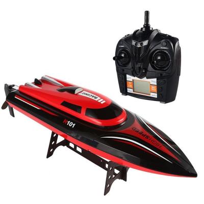 China RC Hobby FN1033 Boys Toys H101 RC Regatta Boat 2.4G High Speed ​​Flip Remote Controlled Toy 180 Degree For Lakes And Outdoor Adventure for sale