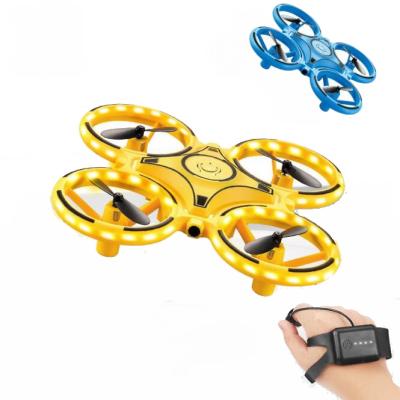 China RC Hobby FN1310 3-In-1 Induction Hand Watch Gesture Control Mini UFO Drone With Led Light Toys for sale