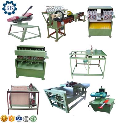 China Whole bamboo slicer machine bamboo processing machine high capacity bamboo toothpick stick making machine for sale for sale