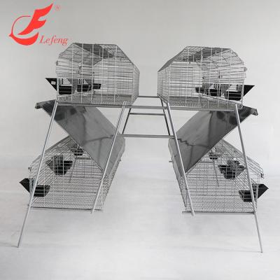 China Breeds Special A Flat Top Rabbit Cages Differentiated Shape Mesh Cages for sale