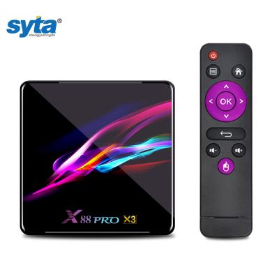 China 3Dgame VOD online good quality 8k tv box for 3D moives Amlogic S905 X3 X88 PRO X3 Android TV box for sale