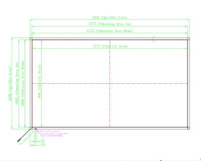 China Hot Sales DIY Aluminum Alloy View 80 Inch With 20 Point Touch Dustproof IR Touch Infrared Multi Frame For TV Monitors for sale