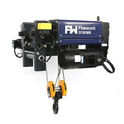 China Crane Mounted 3 Phase Hoist Motor Electric Wire Rope European Hoist With Remote Control for sale