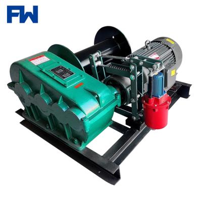 China Construction Wire Rope Electric Winch Cable Pulling Fast Electric Winch for sale