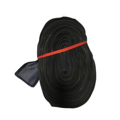 China Easy Installation Easy To Use 100m Sleeve Denim Zipper Cable Cover Device for sale