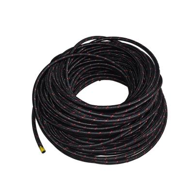 China Pressure resistance fully stocked cable sleeve braided wire outer welding and cutting rubber hose for sale