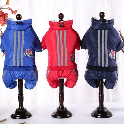 China Factory Sustainable Winter Dog Clothes Warm Puppy Jacket Overalls Coat For Small Large Dogs Waterproof Clothing for sale