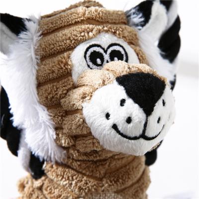 China Funny Animal Chew Stocked Toy Eco-friendly Dog Shape Cotton Rope Dog Toy Custom Made for sale