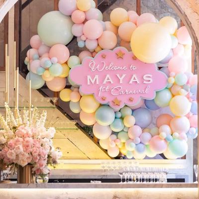 China Wholesale Decor/Brithday /WeddingParty Color Latex Balloon 18inch Macaron Latex Balloons Valentine's Day Balloons for sale