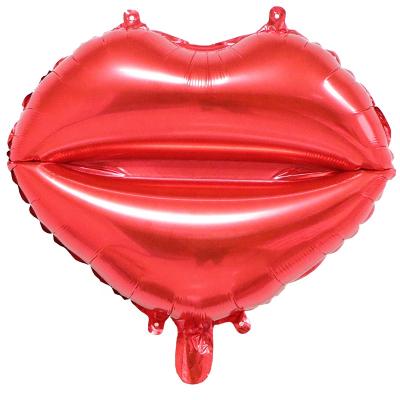 China Wedding Party Decoration Monochromatic Balloon Decor/Brithday /WeddingParty Foil Helium Balloon Lip Foil Balloon for sale