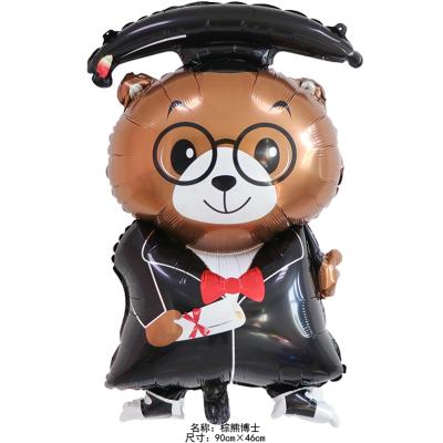 China Gift Toy Graduation Owl Trophy Doctor Foil Balloons Decorations New/Cartoon Decoration Design For School Party for sale