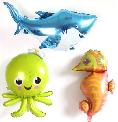 China Brithday /WeddingParty Decor Animal Balloon Cute Ocean Fish Octopus/Sea Theme Helium Gifts Shape Foil Balloons For Birthday Party Decoration for sale