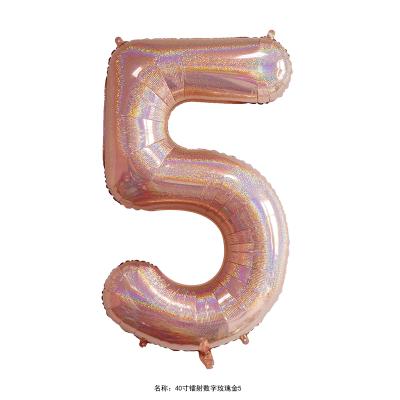 China Brithday /WeddingParty decor/gifts wholesale 40 inch alphabet letter foil number balloon 40 inch number balloons for sale