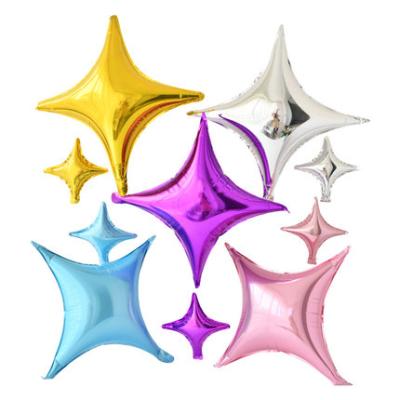 China Brithday /WeddingParty Decor / Gifts Wholesale 10 26 36 Inch Foil Balloon Four Headed Star Shaped Party Foil Helium Balloons Globos Party Decoration for sale