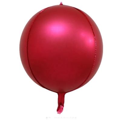 China High Quality Happy Birthday Metallic Balloons Brithday /WeddingParty Decor Balloons/Gifts 4D Globos Al Por Mayor Inflatable Round 22inch Balloon for sale