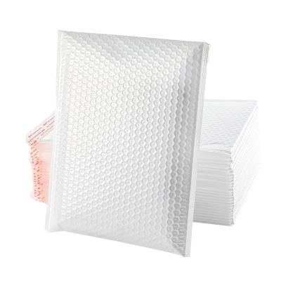 China Economical Time-efficient Recyclable Pearl White Customizable Medium Logistics Bubble Bag Bubble Bag Film Spot Packaging Bag for sale