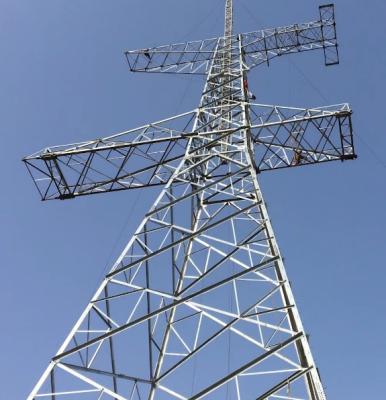 China Steel structure warehouse 10kV to factory 500kV lattice power transmission line galvanized steel telecommunacation tower for sale