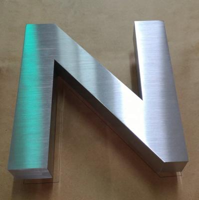 China China Wholesale Sign Manufacturers Dimensional Metal Alphabet Letters for sale