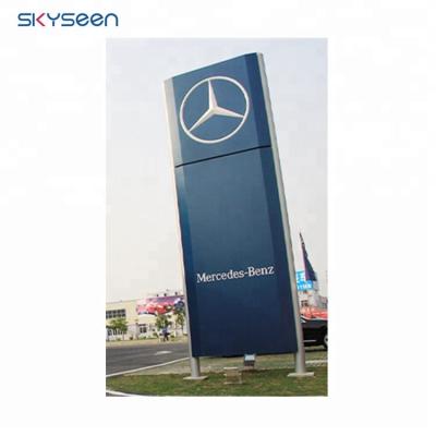 China Advertising Custom Outdoor Roadside Pylon Free Standing Sign Board Display for sale