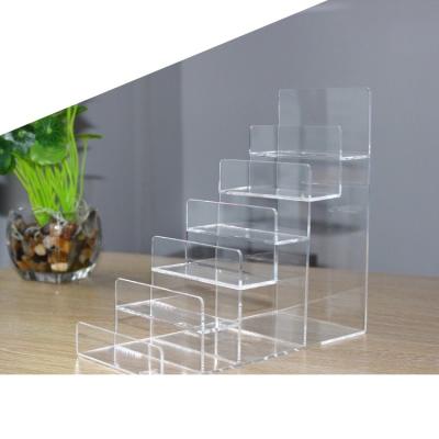 China Clear Acrylic/Acrylic With UV Custom Clear Acrylic Shop Shoe Printing Display Rack Cosmetic Box for sale