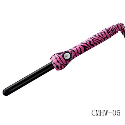 China Pink Zebra Print Hair Curling Iron-Hair Curler for sale