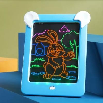 China Led Lighting 3D Protective LED Graffiti Painting Panel DIY Electric Fluorescent Colorful Drawing Educational Drawing Board for sale