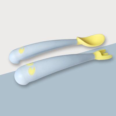 China BPA Free Fashionable Boys And Girls Silicone Feeding Spoon Baby Tool Silicone Feeding Spoon For Baby Spoon for sale