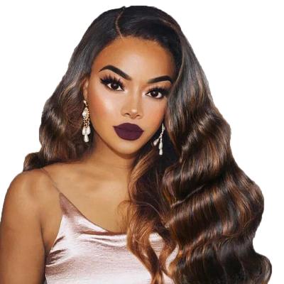 China Body Wave 5x5 HD Full Lace Human Hair Wigs Body Wave Color Brazilian Natura Virgin Wigs 180% Density 100% Density Lace Wig For Black Women for sale