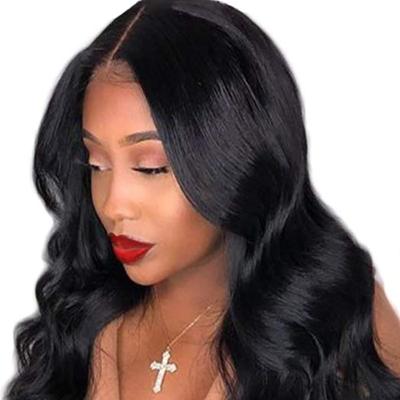 China Wholesale HD Full Lace Human Hair Wig Brazilian 13x6 HD Lace Front Wig 40inch Body Wave Natural Hair Long Cheapest Hair for sale