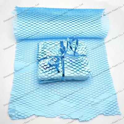 China Wholesale Anti-collision Honeycomb Wrapping Paper Envelope Gift Damping Protective Paper Wrapping Biodegradable Kraft Paper Roll for sale