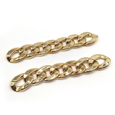 China New Design Eco-friendly Plastic Imitate Gold Metal Bikini Chain Connectors For Female Beach Wear Swimsuit Decoration for sale