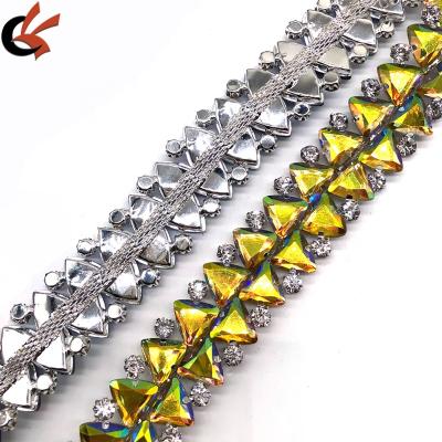 China Shiny Crystal Rhinestone Trim Chain Flexible Embellishment Bags Chain Opener For Necklace Bags Wedding Party DIY Jewelry for sale