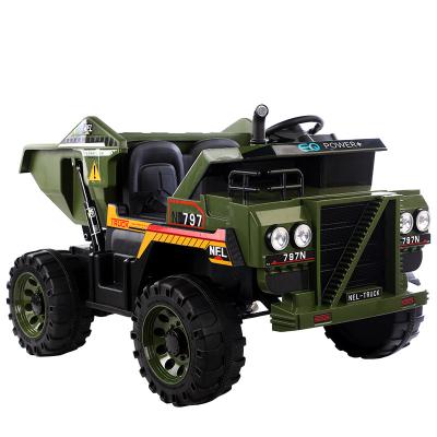 China Ride On Toy New Kids Electric Ride On Electric Remote Control Police Car Four-wheel Children's Car for sale