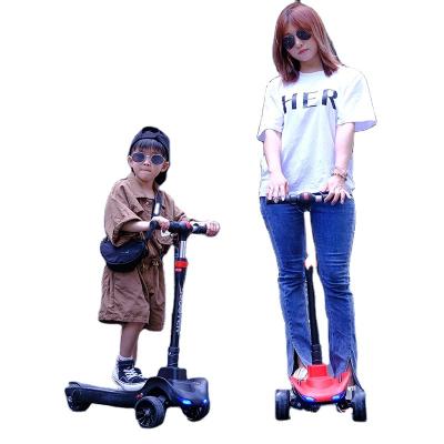 China Factory Price Adjustable Height Handlebar Kids Electric Scooters Foldable 3 Wheel Baby Kid Kick Scooter With Light for sale