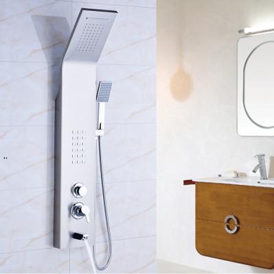 China With Slide Bar Wenzhou Stainless Steel Wholesale Thermostatic Spa Shower Wall Panel for sale