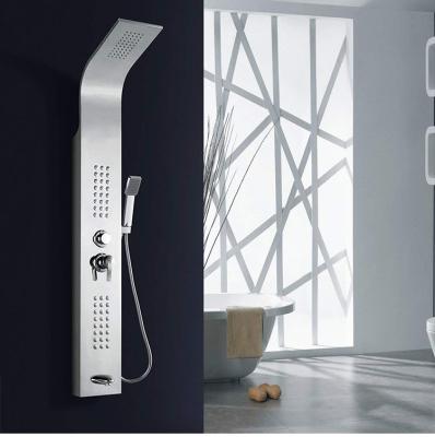 China New Arrival Modern Shower Mixer Stainless Steel Spa Multifunctional Shower Panel for sale