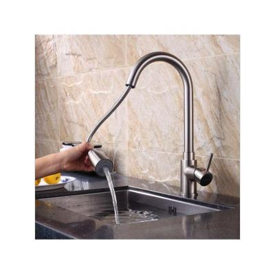 China Pull Out Spray Stainless Steel Kitchen Sink Faucet Water Tap Kitchen Special Hot Selling Faucet for sale