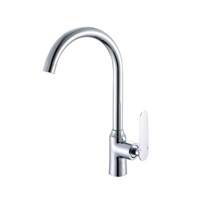 China Hot Sale Classic Thermostatic Faucets Stainless Steel Hot And Cold Water Exchange Chrome Sink Kitchen Faucet for sale