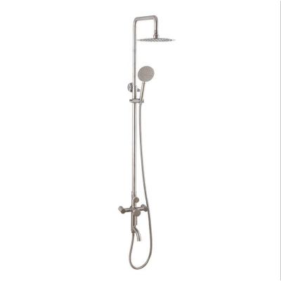 China Without Slide Bar New Arrival Multifunctional Shower Mixer Hose Brass Rainfall Head Showerset for sale