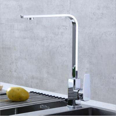 China Sink Kitchen Metered Faucet 304 Stainless Steel Vegetable Faucet Hot And Cold Rotated 360 Degree Sanitary Ware Kitchen Faucet for sale