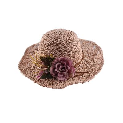 China Barred 2022 Foldable Straw Hat Summer Fisherman Hat Vacation Beach Sun Hats for sale