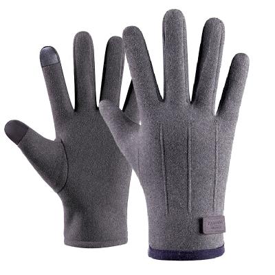 China Winter Fleece Knit Gloves Stretch Touch Screen Warm Gloves BT-1717 for sale