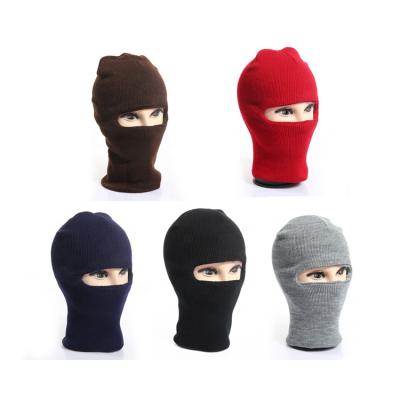 China Men's Customized Outer Cover Ski Mask Embroidered Logo Designer Full Face 3 Holes Knit Hunting Viking Style Balaclava Hat for sale