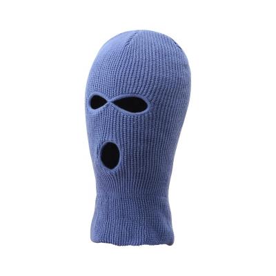 China 2022 Mens Designer Custom Embroidery Logo 3 Hole Full Face Cover Pink Bandit Balaclava Skimask Winter Hat Ski Mask for sale