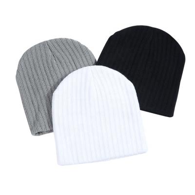 China COMMON Wholesale Unisex Lightweight Blend Woolen Soft Stylish Breathable Knit Toques Winter Beanies Woolen Hats With Custom Patch for sale