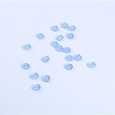 China New Factory Price Service Sale Mini 8mm Flat Oval Blue Crystal Beads For Jewelry Making for sale