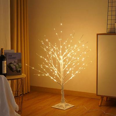 China Indoor Art Deco Hot Selling House Decoration White Birch Tree Light for Wedding Party Holiday Festival Table Decoration and Props for sale